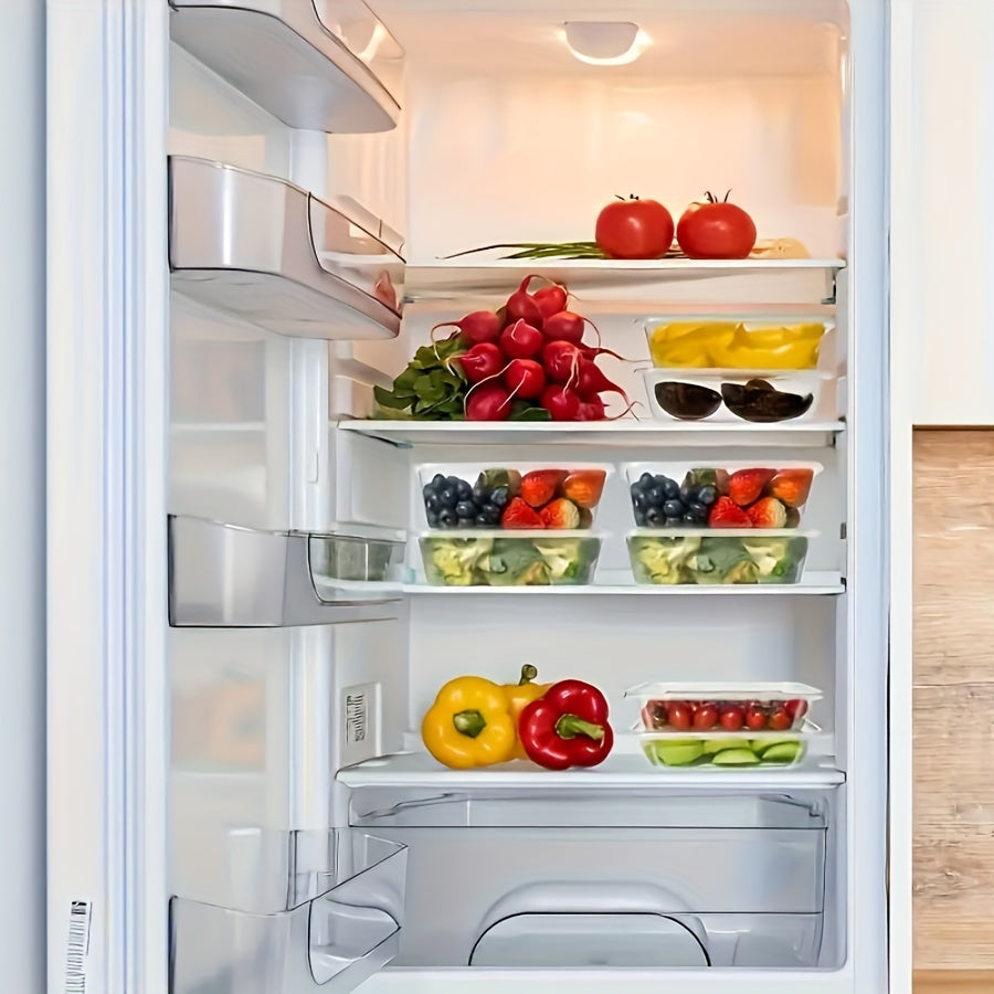 15 Pack BPA-Free Food Storage Containers with Lids for Lunch and Meal Prep