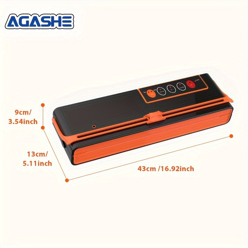 Машина вакуумной упаковки с ножом, режимы для сухих и влажных продуктов, компактный дизайн. Лабораторно протестирована и оснащена светодиодными индикаторами. Съемный регулируемый держатель для пакетов и мощное всасывание для герметизации воздуха.