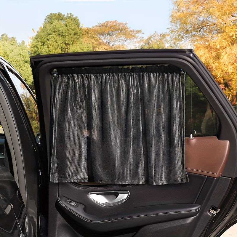 Car Sun Shade Curtain Front Rear Window Heat Insulation Privacy Car Accessory