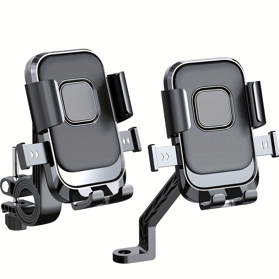 Universal Motorcycle Phone Holder ABS Fixed Rotatable GPS Mount for Bike and Handlebar