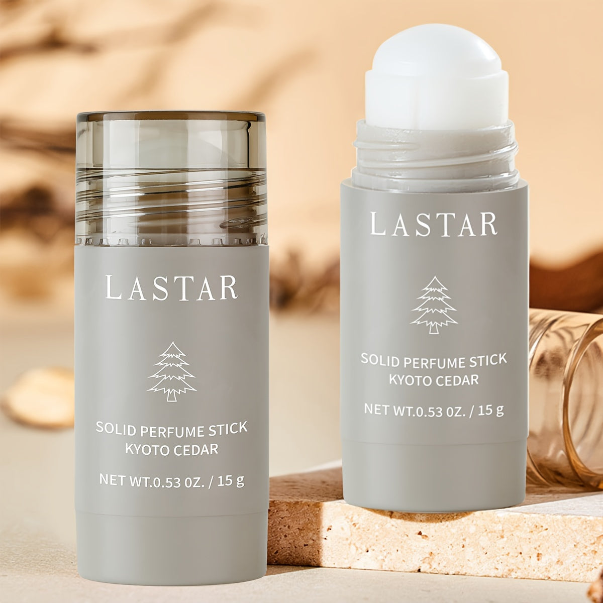 Unisex Deodorant Balm with Cedar Scent Natural Fruit Floral Fragrance Portable Solid Summer Fresh