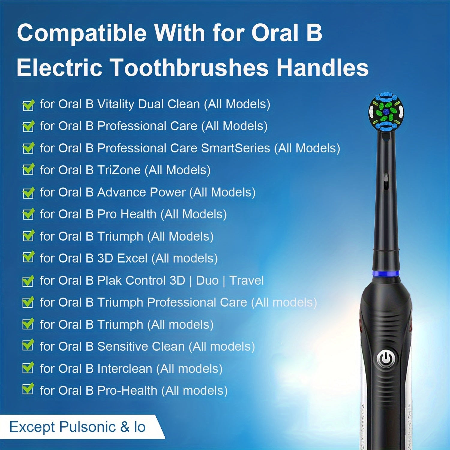 Cabezas de cepillo de dientes eléctricas de reemplazo 12-Pack para sensibles, precisión, limpieza con hilo dental