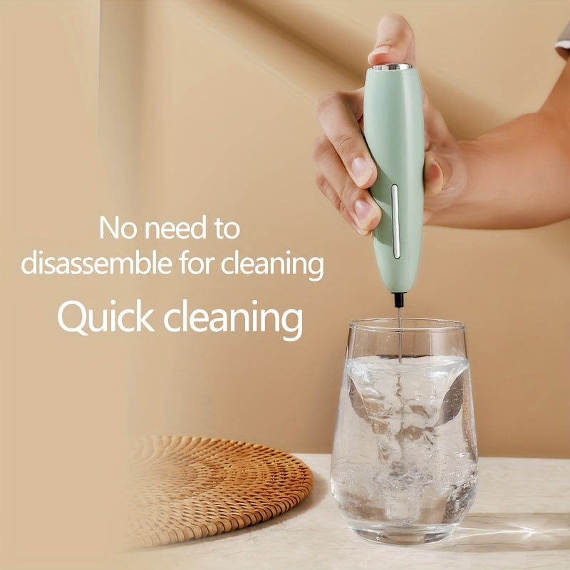 Kofe va kapuchinolar uchun batareyali qo‘l bilan ishlaydigan sut ko‘taruvchi