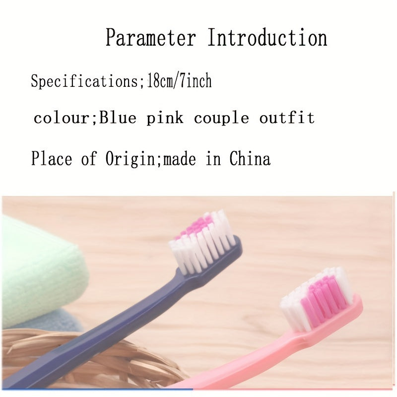 Мягкая взрослая зубная щетка полного размера из микрофибры для ежедневного использования и путешествий