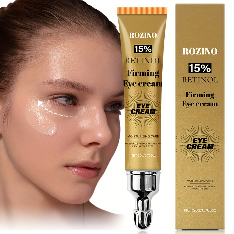 ROZINO 20g Retinol Qattiqlashtiruvchi Ko'z Kremi: Ko'z terisini silliq, namlantiruvchi va elastik qiladi. Yog'siz, barcha teri turlari uchun yumshoq. Gidratatsiya uchun glyitserin bilan gippoallergen.