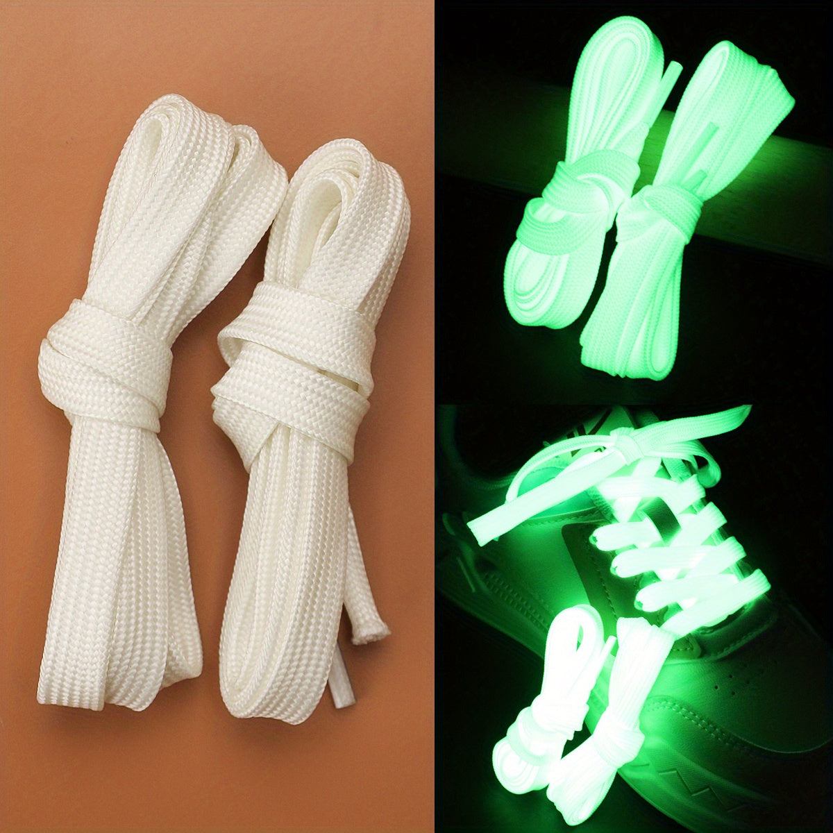 Reflective Luminous Shoelaces for Sneakers and Sports Shoes Running Accessories