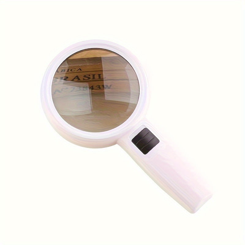 Handheld Magnifying Glass with LED Light 30X 45X Dual Lens for Jewelry Reading Repair