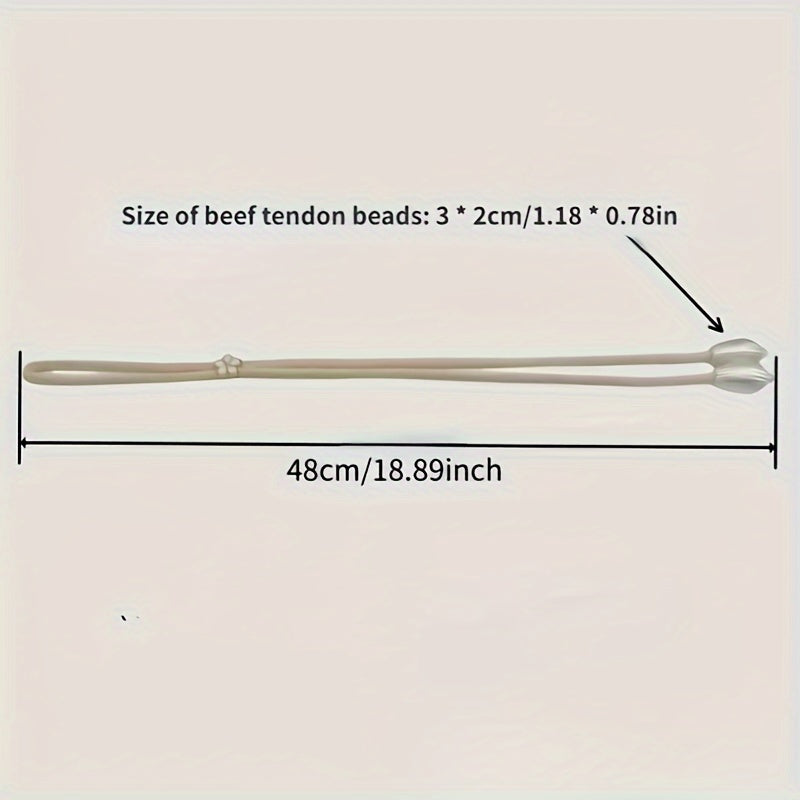 Set of 2 Adjustable Curtain Tiebacks for Drapes and Shower Curtains Boho Home Decor