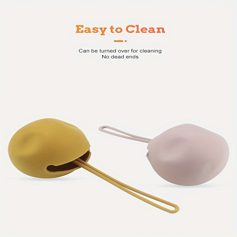 Baby Pacifier Case Silicone Panda Food-Grade BPA-Free for Newborns Girls Boys