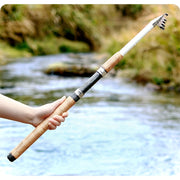Portable Fiberglass Spinning Fishing Rod 2.1m-3.6m Travel Lightweight Durable