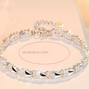 Vintage Style Silver Bracelet for Women Sterling Silver Plated Jewelry Gift