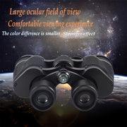 10X50 Binoklyorlar kattalar uchun, kompakt, uzoq masofali qushlarni kuzatish, sport, sayohat, ov, kontsertlar, qora