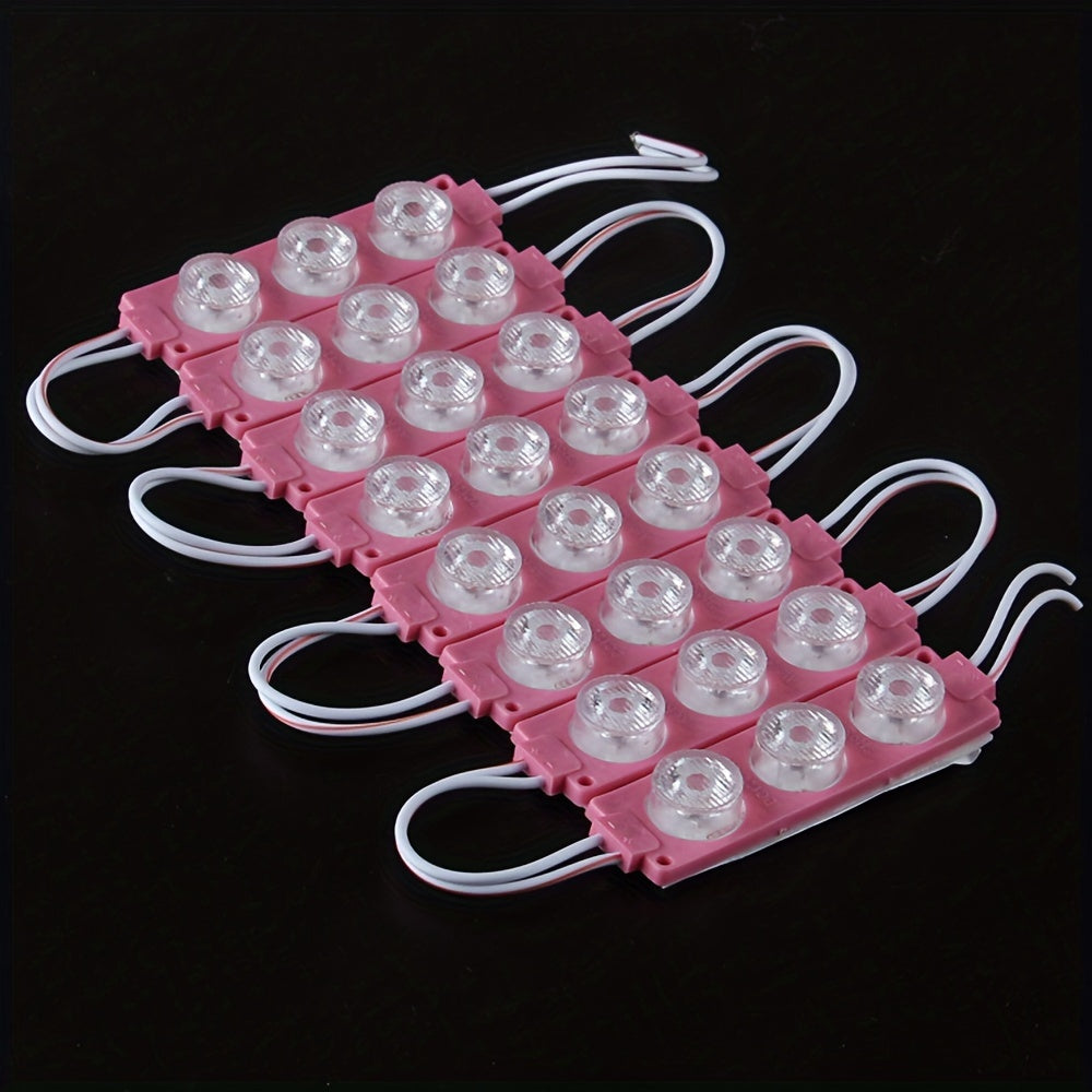 8 Pcs LED Round Module for Truck Car Side Warning Lights DC12V 24V