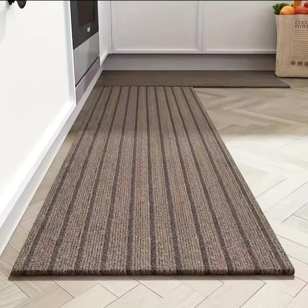 Alfombra de cocina rectangular 1.8m x 0.9m antideslizante, impermeable y resistente al aceite