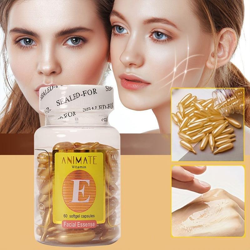 60pcs Hypoallergenic Vitamin E Glycerin Facial Moisturizer for All Skin Types