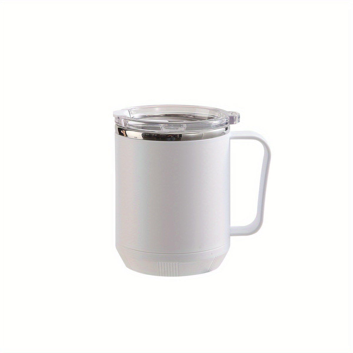 Taza de café de acero inoxidable de 15.6oz con tapa para uso en casa y oficina