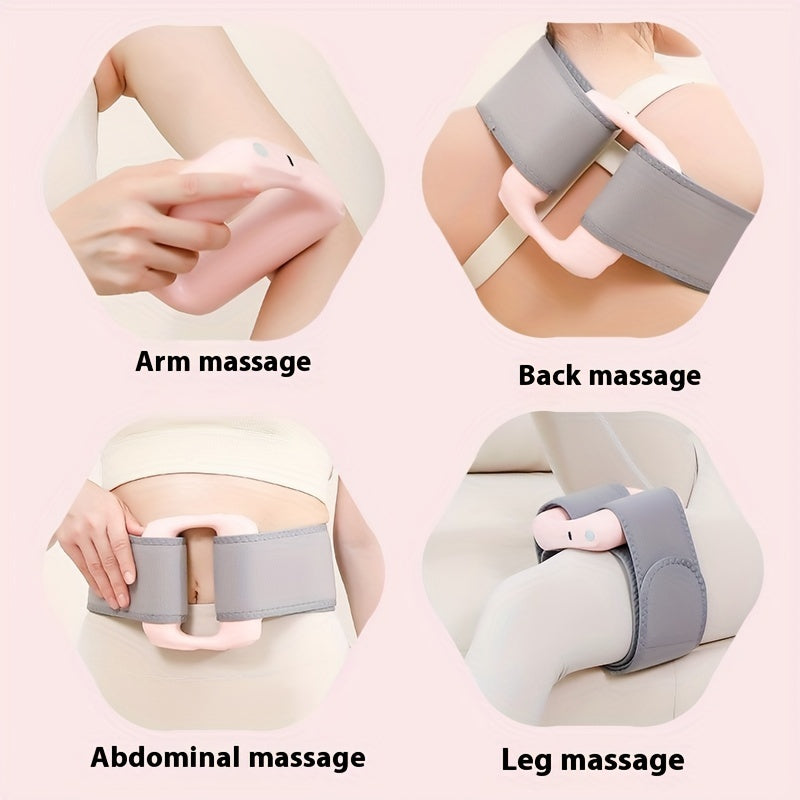 USB Rechargeable Massage Gun for Full Body Muscle Relaxation High-Frequency Vibration Back Neck Tension