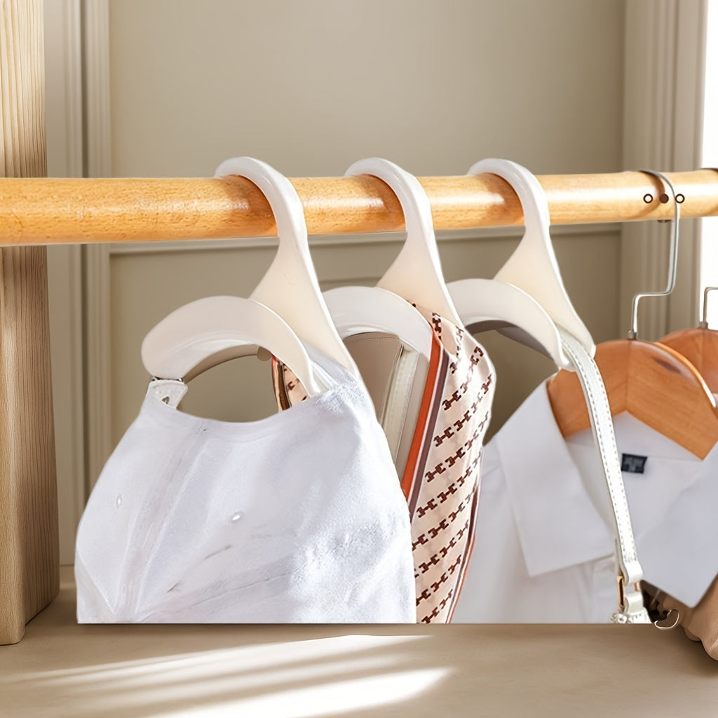 Pack of 10 Heavy-Duty Purse Hooks Non-Slip Handbag Hangers for Closet and Travel