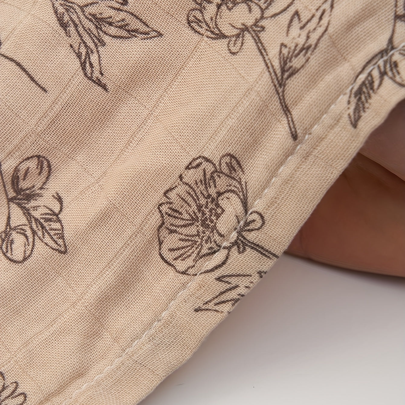 Muslin Swaddle Blanket for Newborns Soft Digital Print 109x120cm