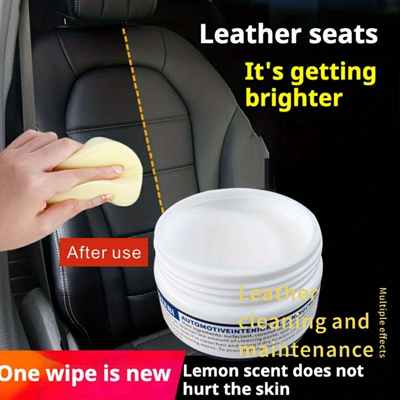 Car Interior Cleaning Cream Leather Seat Care Moisturizing Oil