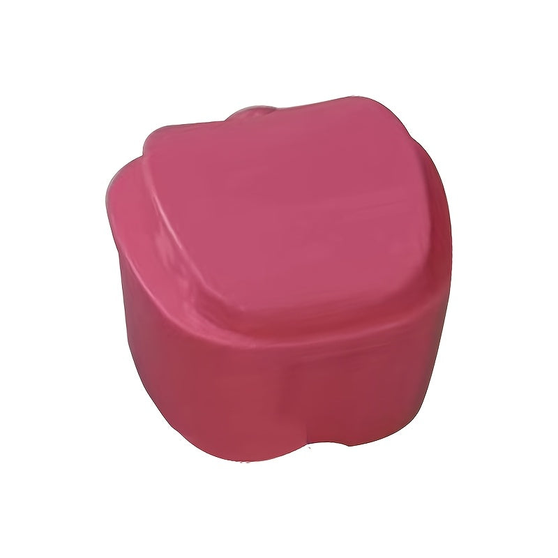 Plastic Dental Care Cleaning Box with Filter Net for Dentures and Retainers