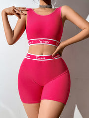 Qarama-qarshi rangli trim, bir rangli minimalist, zamonaviy ayollar ichki kiyimlari.