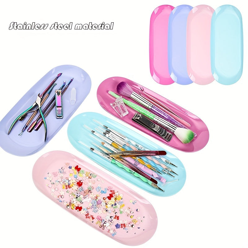 Подставка для украшений из нержавеющей стали для настольного хранения, черная или серебристая