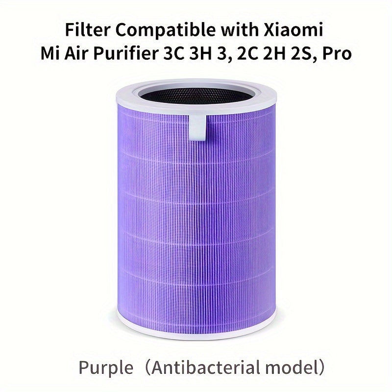 Xiaomi Mi Havo Tozalagich uchun Haqiqiy HEPA Havo Filtri, turli Mi modellari bilan mos keladi, H13 old filtr, faol uglerod, 3-qavatli filtr, RFID blok, PET materialidan tayyorlangan, quvvat talab qilmaydi, ofis va oshxona uchun ideal.