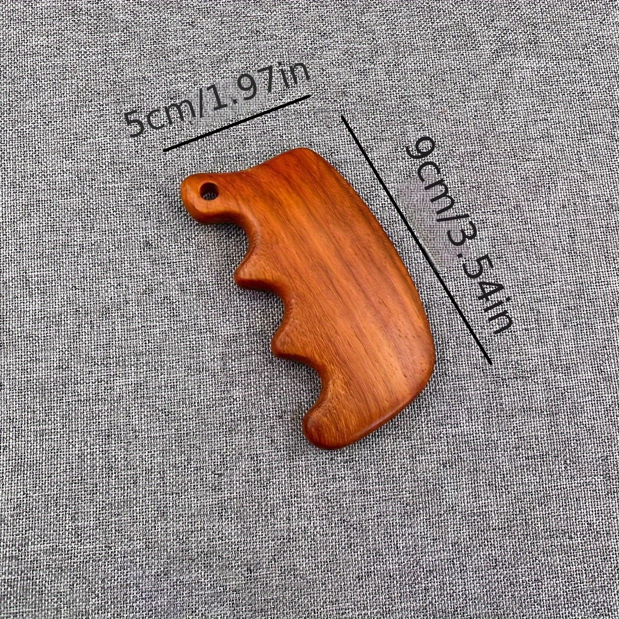 Zarif Yurak Shaklidagi Qanotli Qizil Sandal Dastasi, To'liq Tana Massaji va Dam olish uchun Ideal