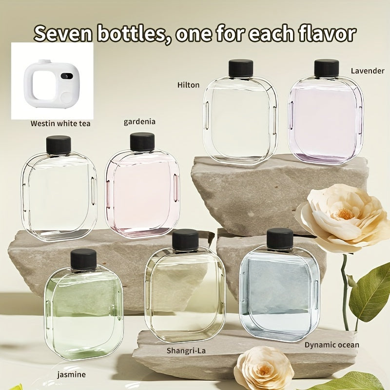 Smart Aroma Diffuser with Essential Oil, Rechargeable Battery, Dual Power, 5 Modes