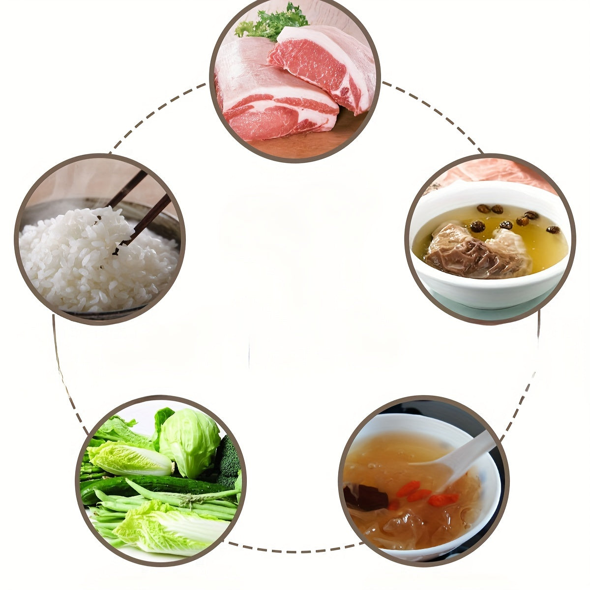 Set of 20 Clear Plastic Microwave-Safe Disposable Bowls for Takeout Salads and Soups