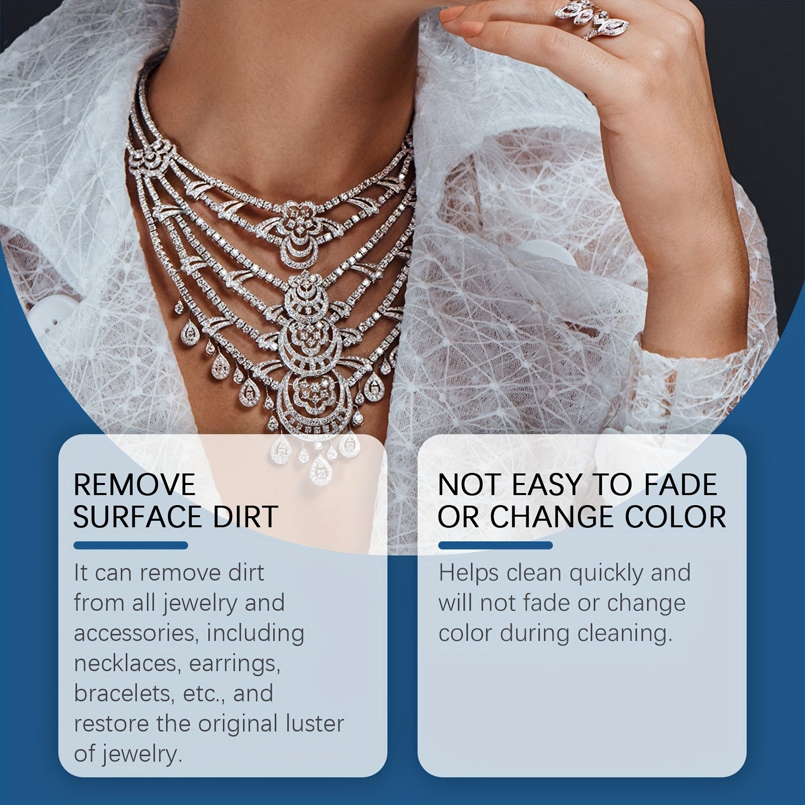 Set of 10 Jewelry Cleaning Tablets for Gold Silver Watches and Rings