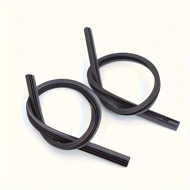 Universal Car Rain Wiper Rubber Strip Silicone 10.6mm Thick Suitable for Various Vehicles