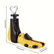 Unisex Plastic and Metal Adjustable Shoe Tree with Shoehorn for Boots