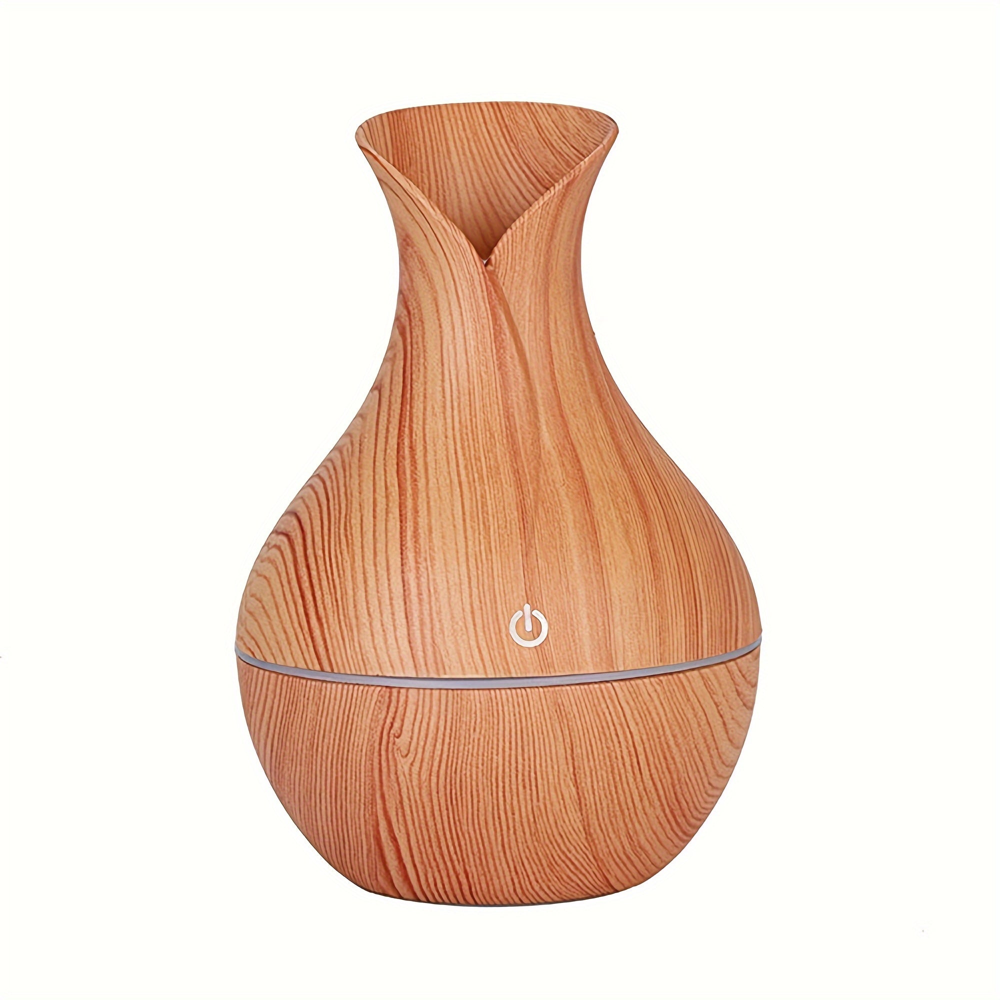 Elegant Wooden Essential Oil Diffuser with LED Night Light Aromatherapy Humidifier