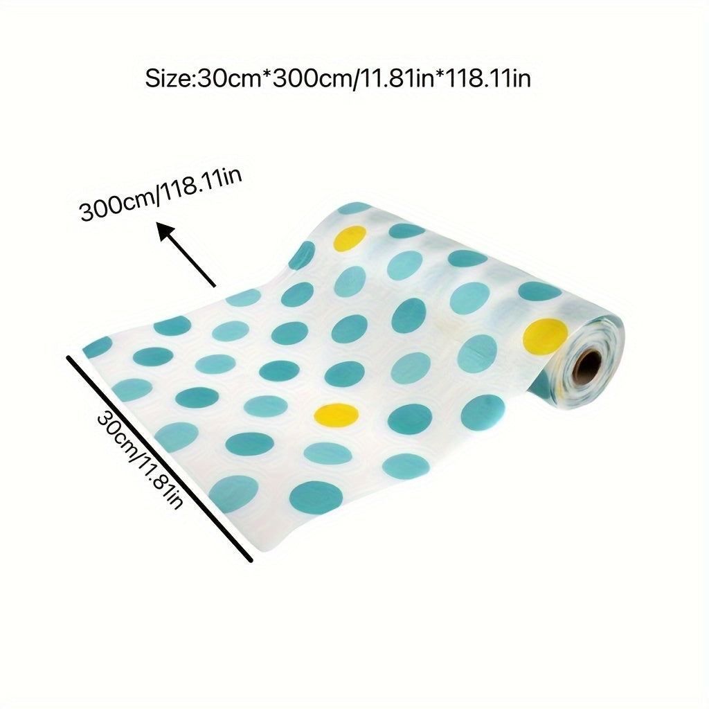 Водонепроницаемый и влагостойкий напечатанный коврик для шкафа. Нескользящий и маслостойкий коврик для ящиков шкафов, хранения обуви и организации пространства на кухне.