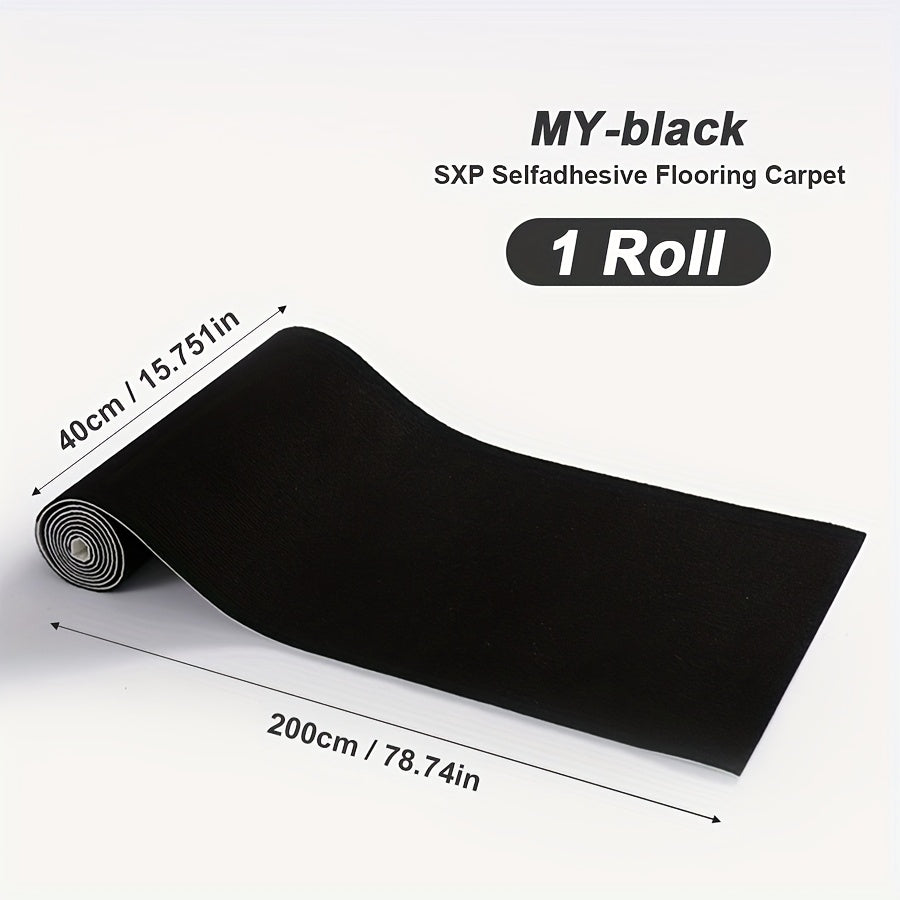 Self-Adhesive Carpet Roll for Bedroom Living Room Bathroom Door Stair Pet Non-Slip Thickened Decorative Mat