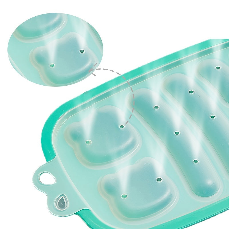 Silicone Food Mold Set for Sausages and Food Storage Square Containers with Flip Top Lid