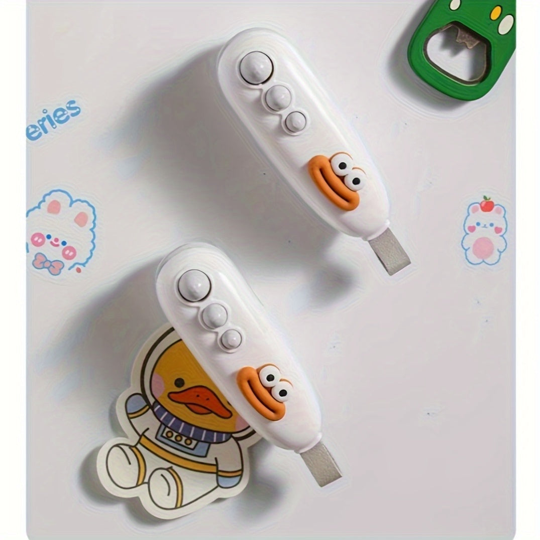 Cute Animal Portable Vacuum Sealer with Rechargeable Battery for Kitchen Travel Office and Home