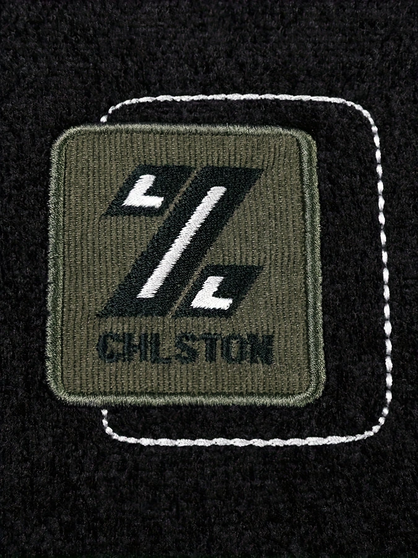 Мужской зимний свитер с круглым вырезом, длинными рукавами, вышитым алфавитным узором, теплый, повседневный