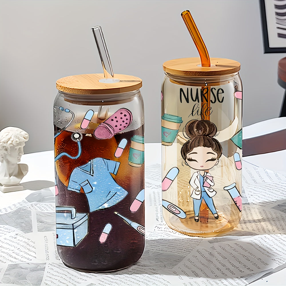 UV DTF Transfer Sticker for Glassware Decoration PVC Healthcare Theme