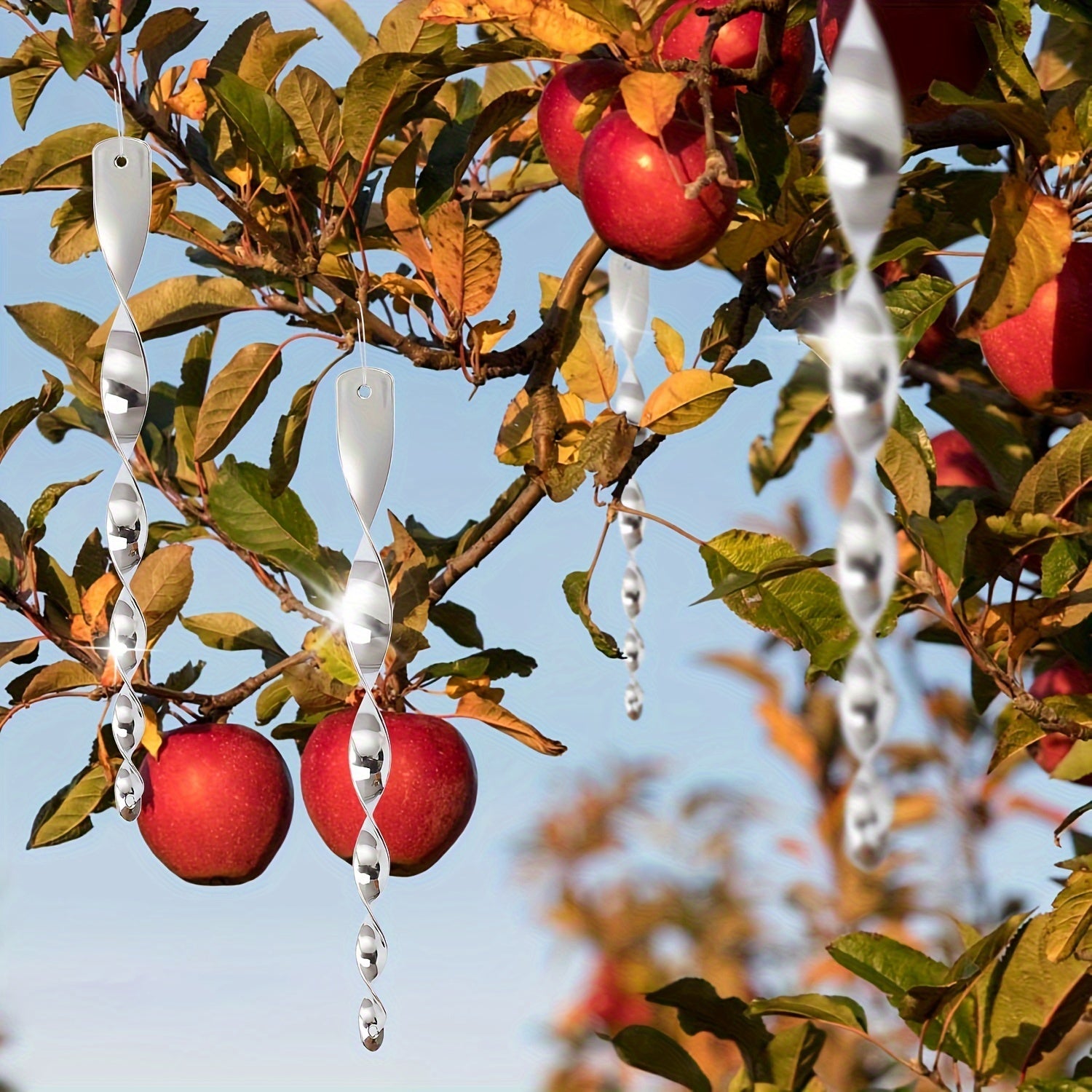 12Pcs 3D Wind Spinners Bird Repellent Garden Yard Decor Outdoor Ornament