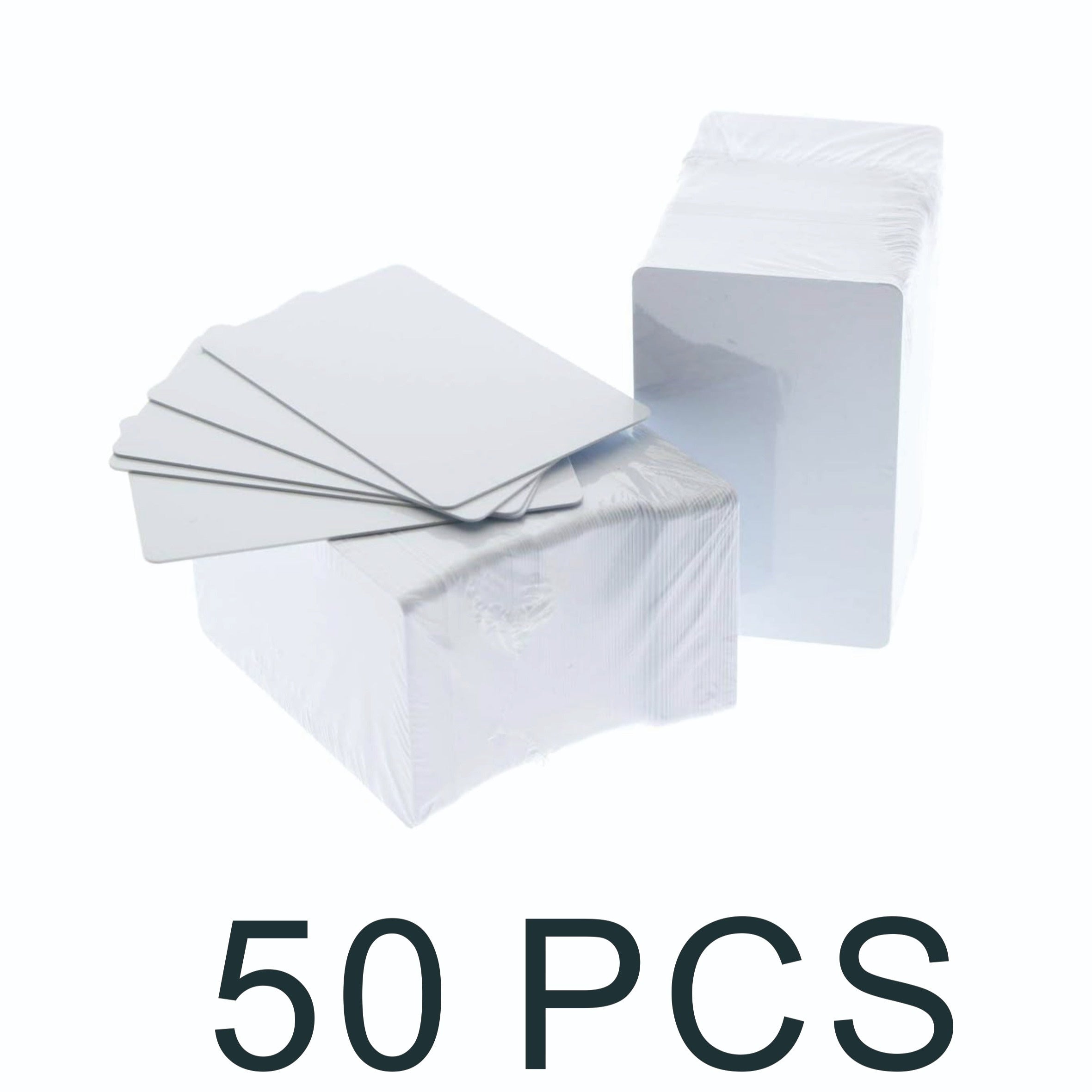 Premium White PVC Cards 30 Mil for ID Badge Printers Glossy Blank CR80