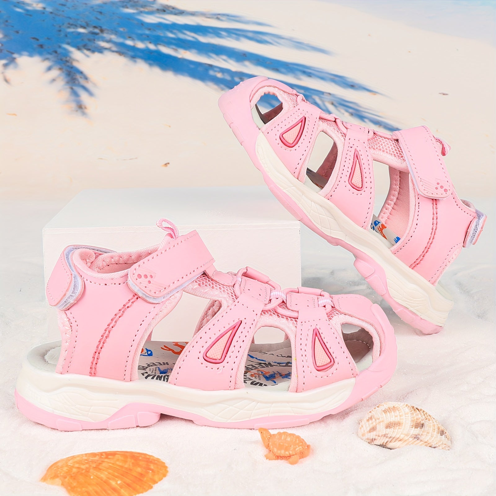 Kids' Sport Sandals for Boys and Girls, Closed Toe, Breathable, Summer Outdoor Shoes