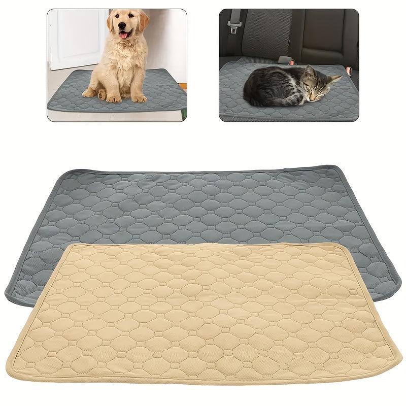 Reusable Washable Dog Pads Set of 2 or 4 Leak-Proof Waterproof Non-Slip Puppy Training Mats