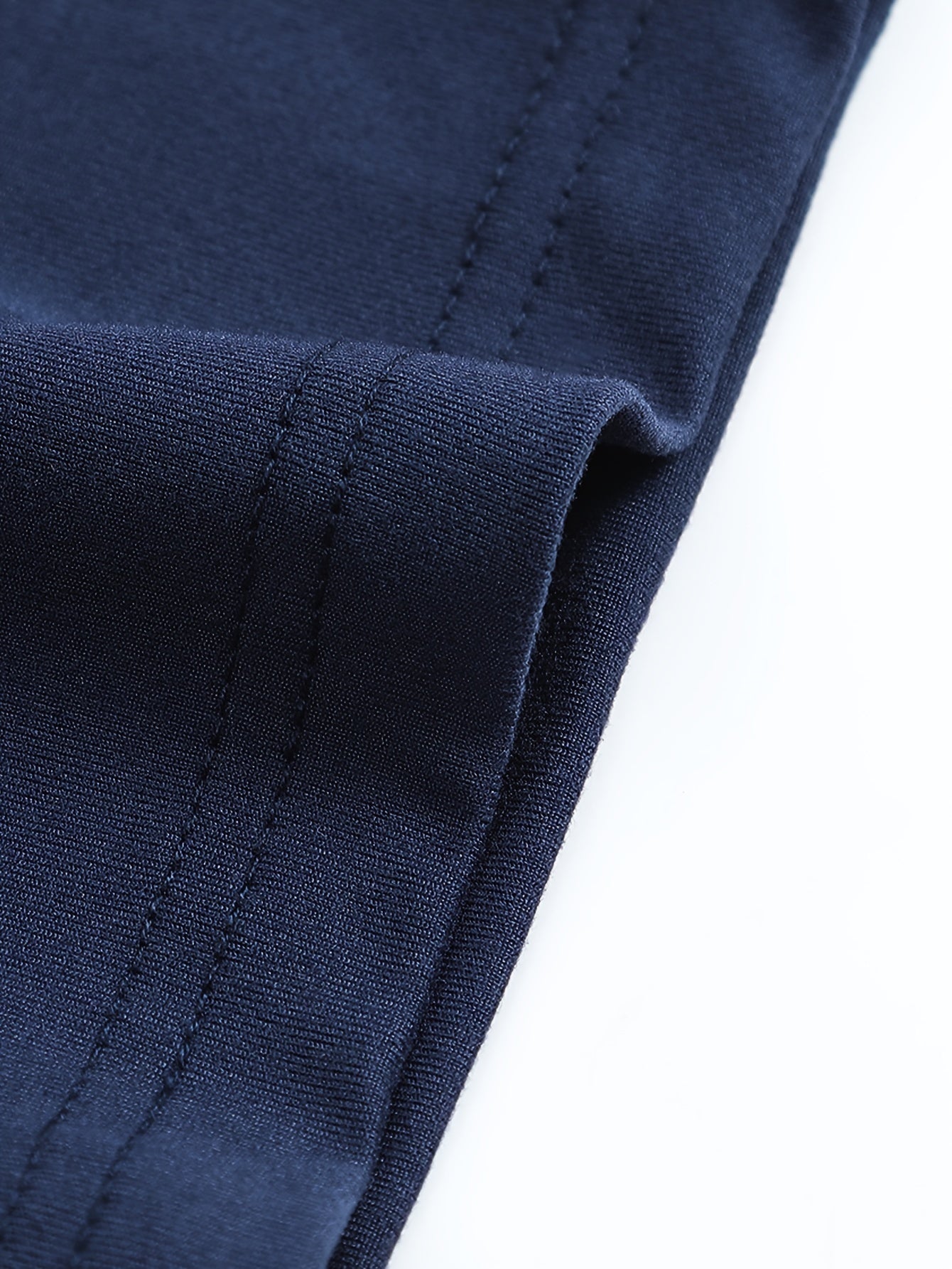 Camiseta de color sólido para adultos con cuello redondo y manga corta, mezcla de poliéster, para todas las estaciones, casual