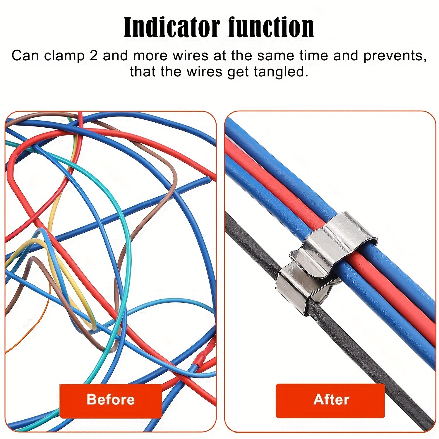 Stainless Steel Trailer Wire Clips Auto Boat Trailer Cable Clips Replacement Parts