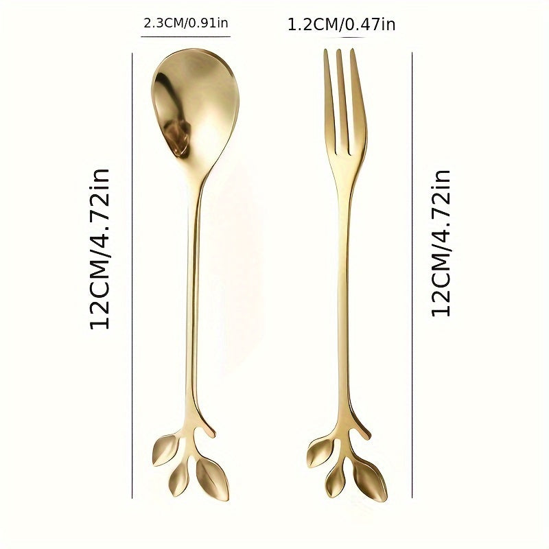 10pcs Stainless Steel Cutlery Set for Home Kitchen Restaurant Tableware