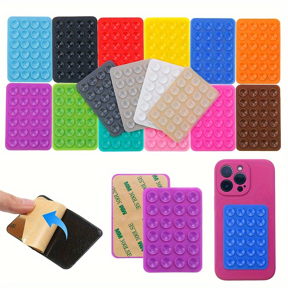 18-Pack Silicone Phone Suction Cups for Flat Panel Cases Reusable Washable Strong Grip