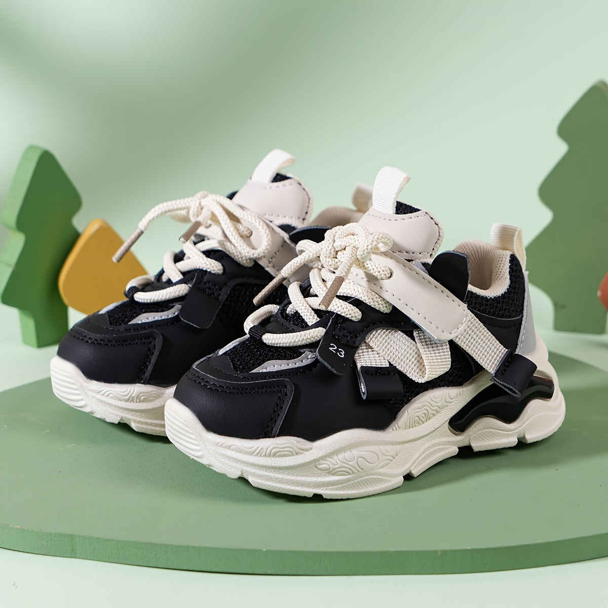 Girls Mesh Chunky Sneakers for Outdoor Activities All-Season Casual Sports